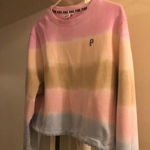 Victoria’s Secret Pink tye dye sweater.